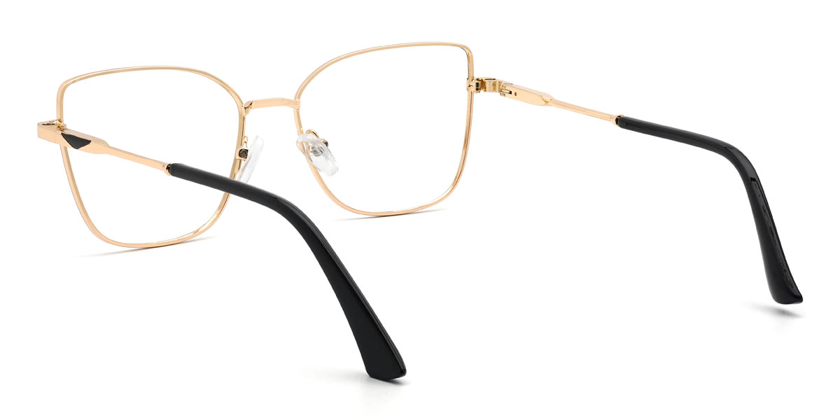 Black Gradual Purple Jennings Glasses - Cat Eye Clip-On Sunglasses