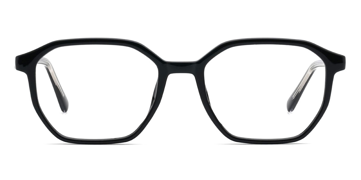 Black Zaha Glasses - Rectangle Glasses