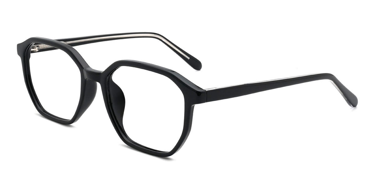 Black Zaha Glasses - Rectangle Glasses