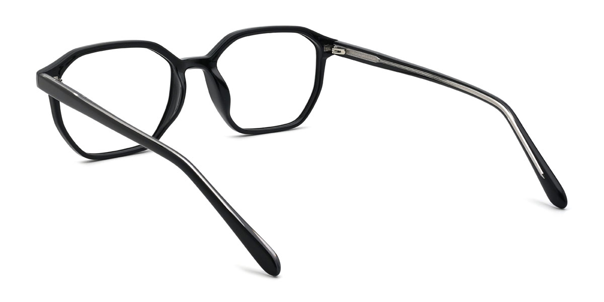 Black Zaha Glasses - Rectangle Glasses
