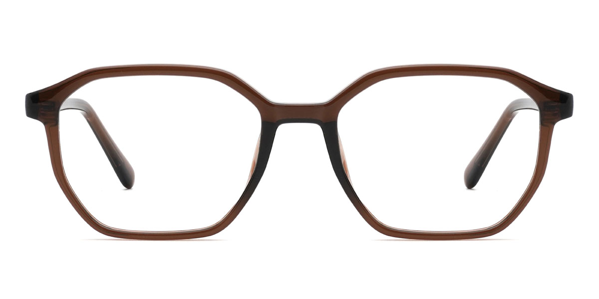 Brown Zaha Glasses - Rectangle Glasses
