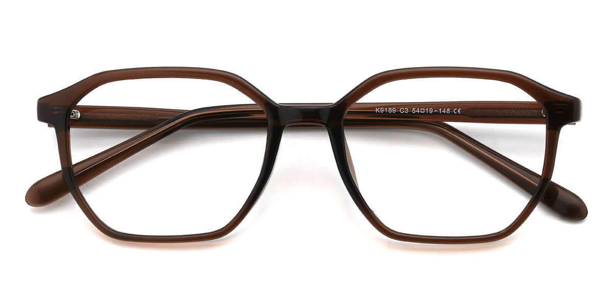 Brown Zaha Glasses - Rectangle Glasses
