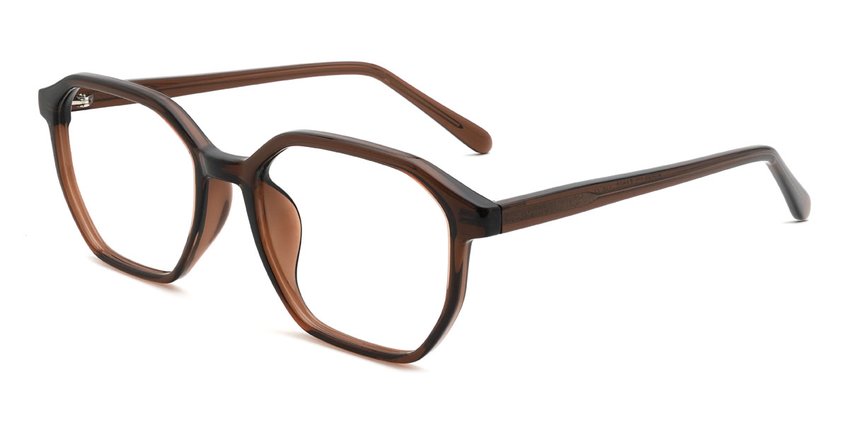Brown Zaha Glasses - Rectangle Glasses