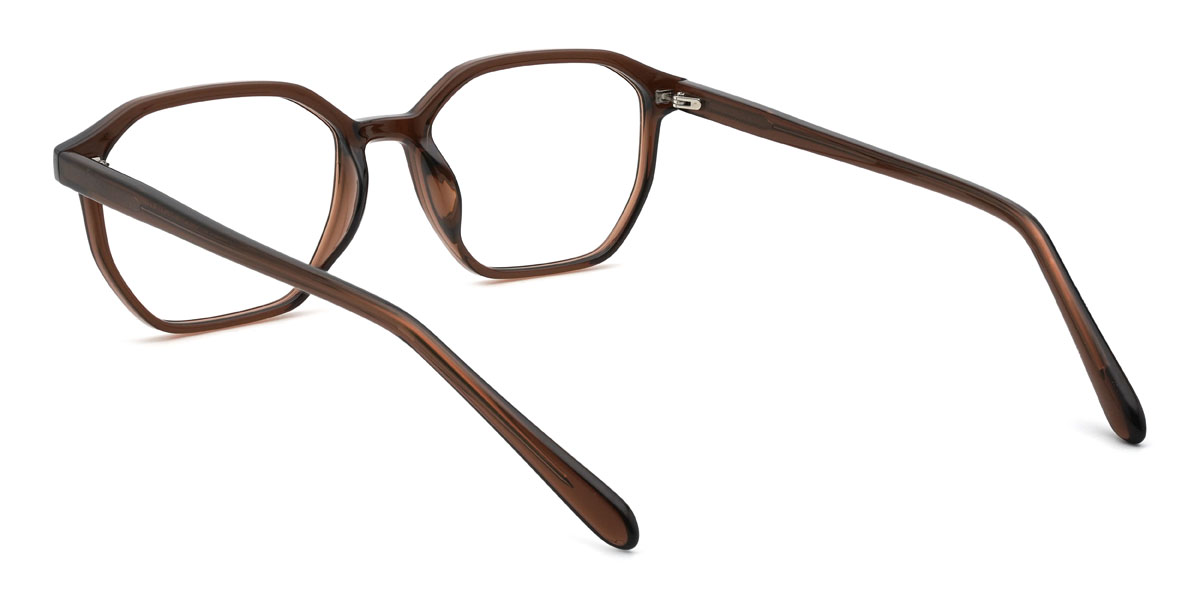Brown Zaha Glasses - Rectangle Glasses
