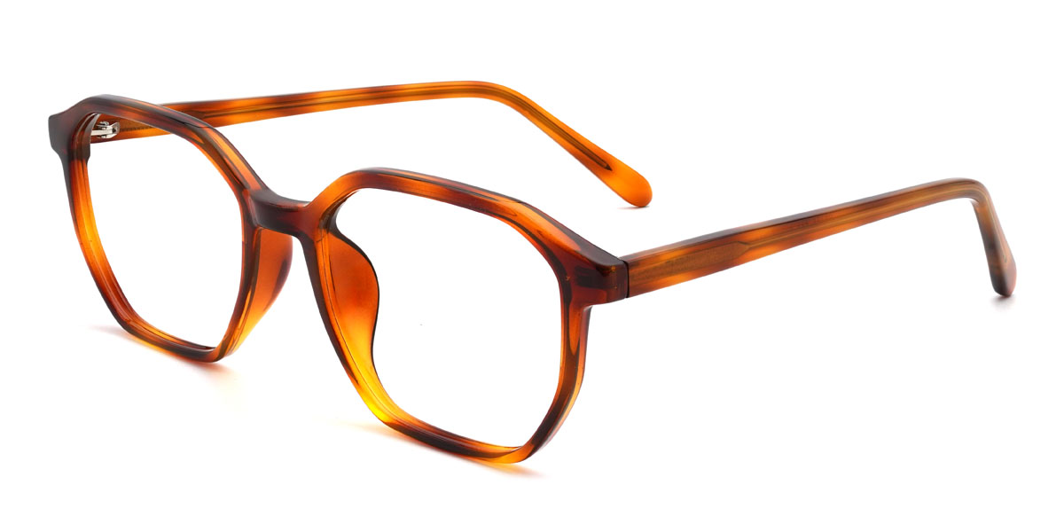 Tortoiseshell Zaha Glasses - Rectangle Glasses