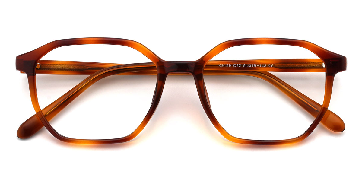 Tortoiseshell Zaha Glasses - Rectangle Glasses