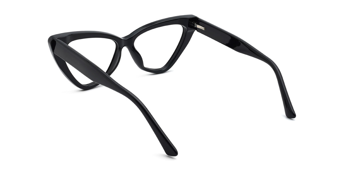 Black Neha Glasses - Cat Eye Glasses