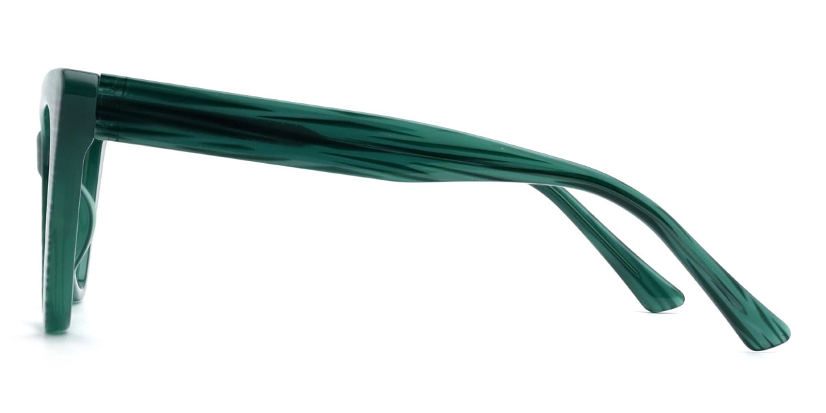 Green Neha Glasses - Cat Eye Glasses
