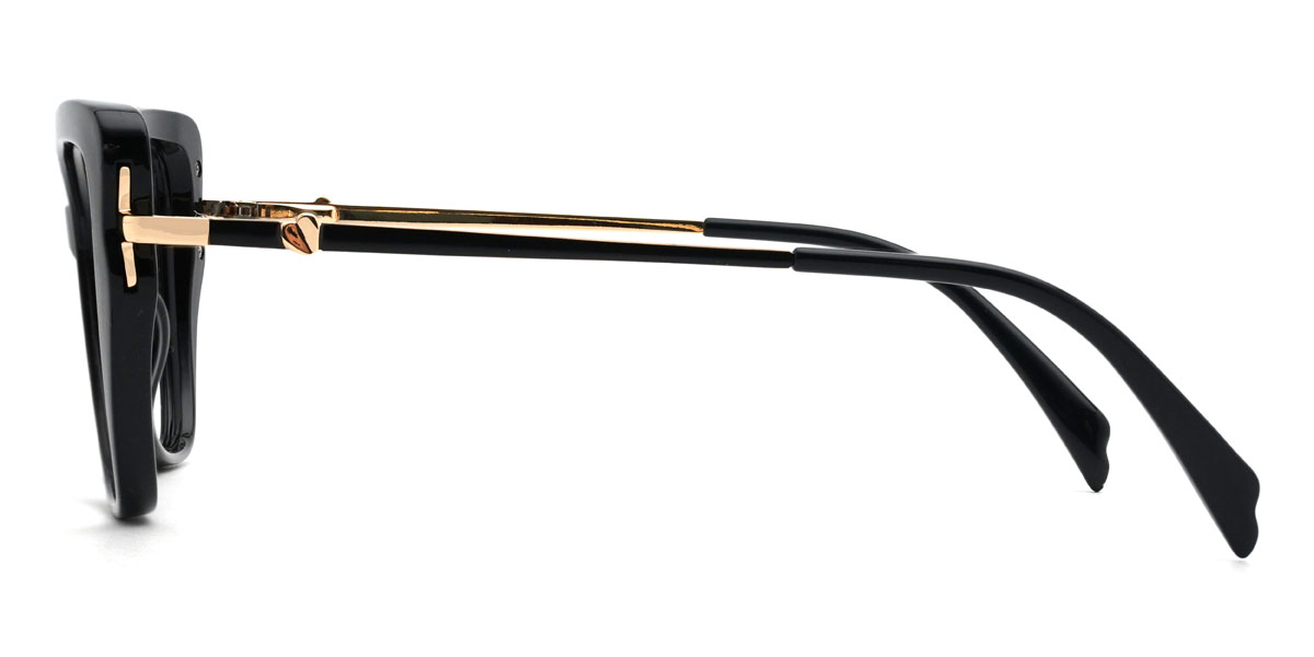 Black Fionn Glasses - Cat Eye Glasses