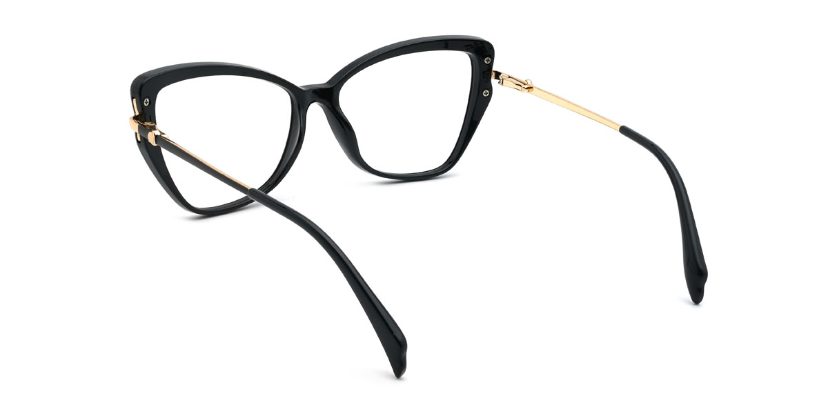 Black Fionn Glasses - Cat Eye Glasses