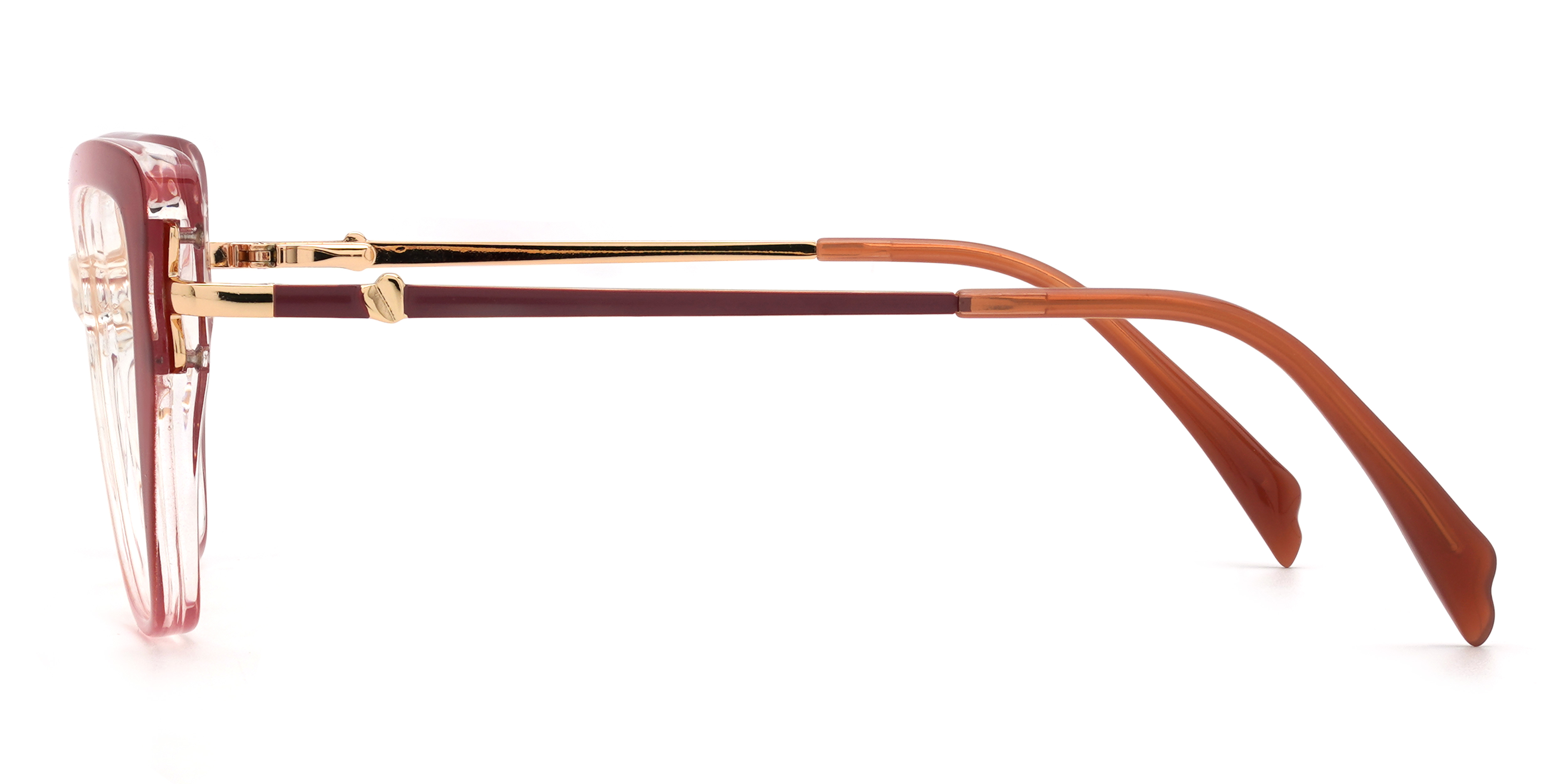 Gradient Rose Violet Fionn Glasses - Cat Eye Glasses