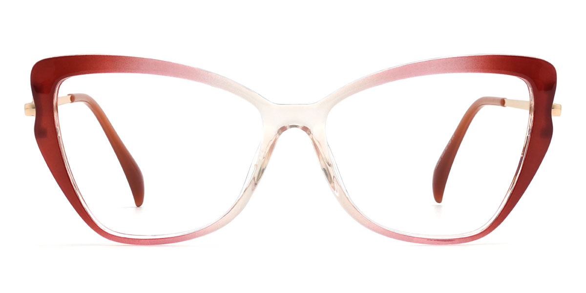 Gradient Rose Violet Fionn Glasses - Cat Eye Glasses