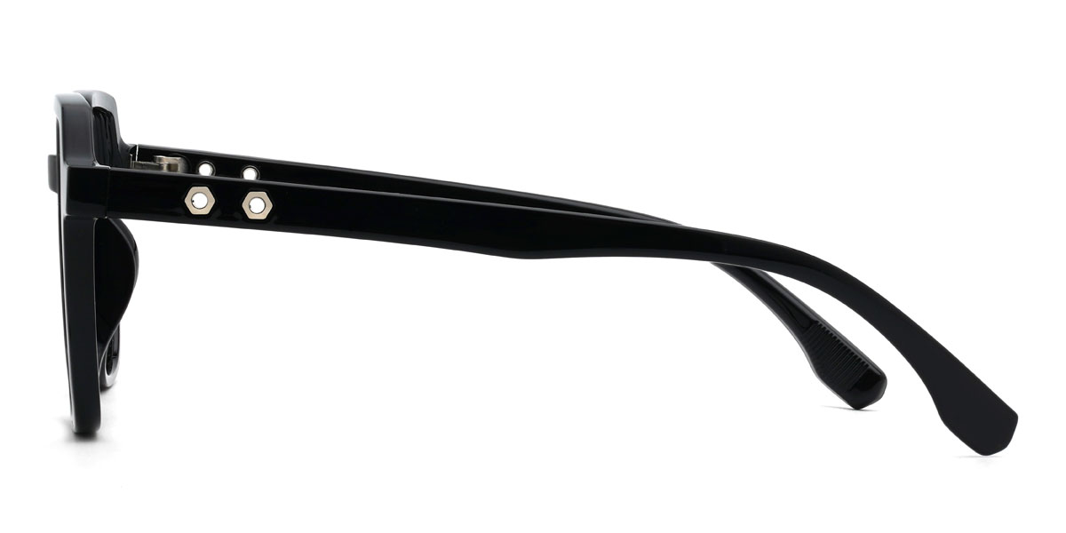 Black Khristian Glasses - Square Glasses