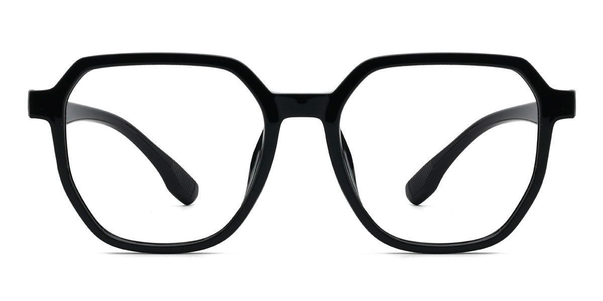 Black Khristian Glasses - Square Glasses