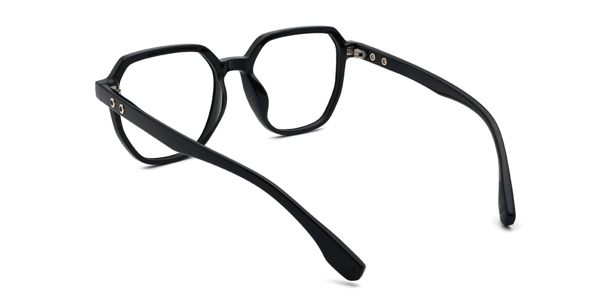Black Khristian Glasses - Square Glasses