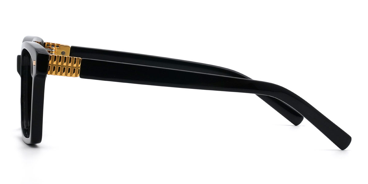 Black Jairus Glasses - Rectangle Glasses