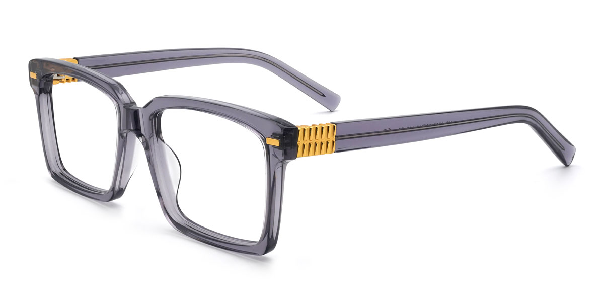 Grey Jairus Glasses - Rectangle Glasses