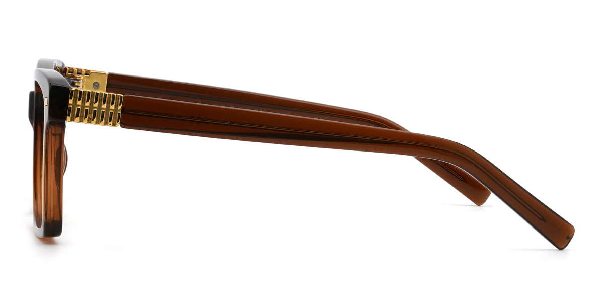 Brown Jairus Glasses - Rectangle Glasses