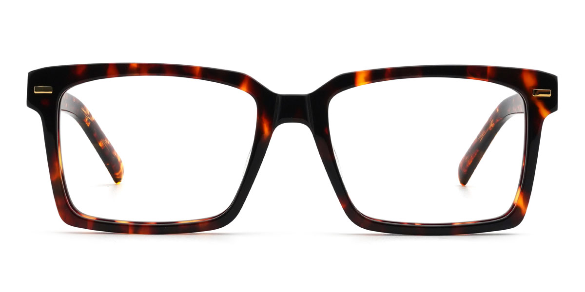 Tortoiseshell Jairus Glasses - Rectangle Glasses