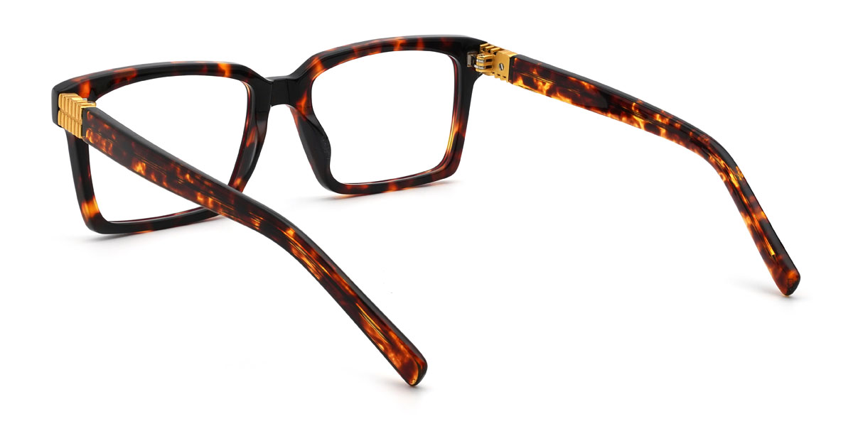 Tortoiseshell Jairus Glasses - Rectangle Glasses