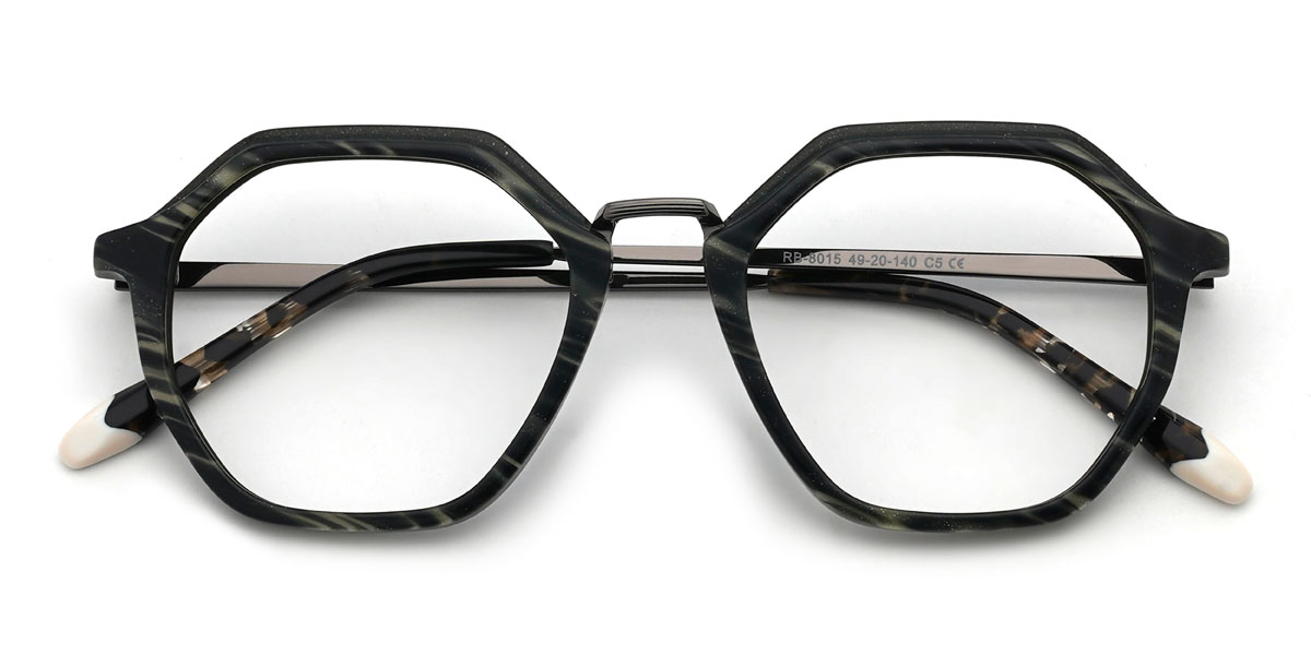 Black Tortoiseshell Cordell Glasses - Oval Glasses