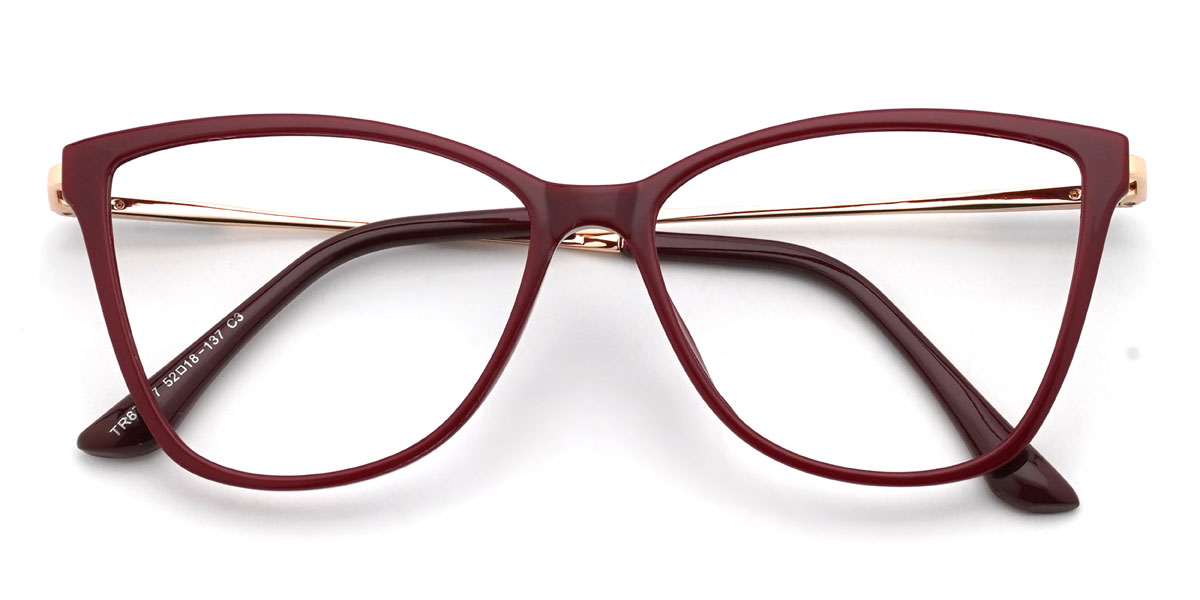 Wine Marcelino Glasses - Cat Eye Glasses
