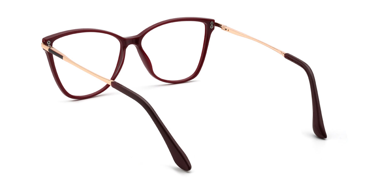 Wine Marcelino Glasses - Cat Eye Glasses