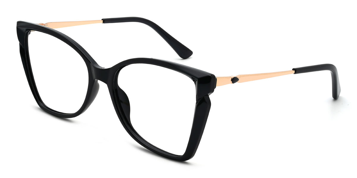 Black Lucinda Glasses - Cat Eye Glasses