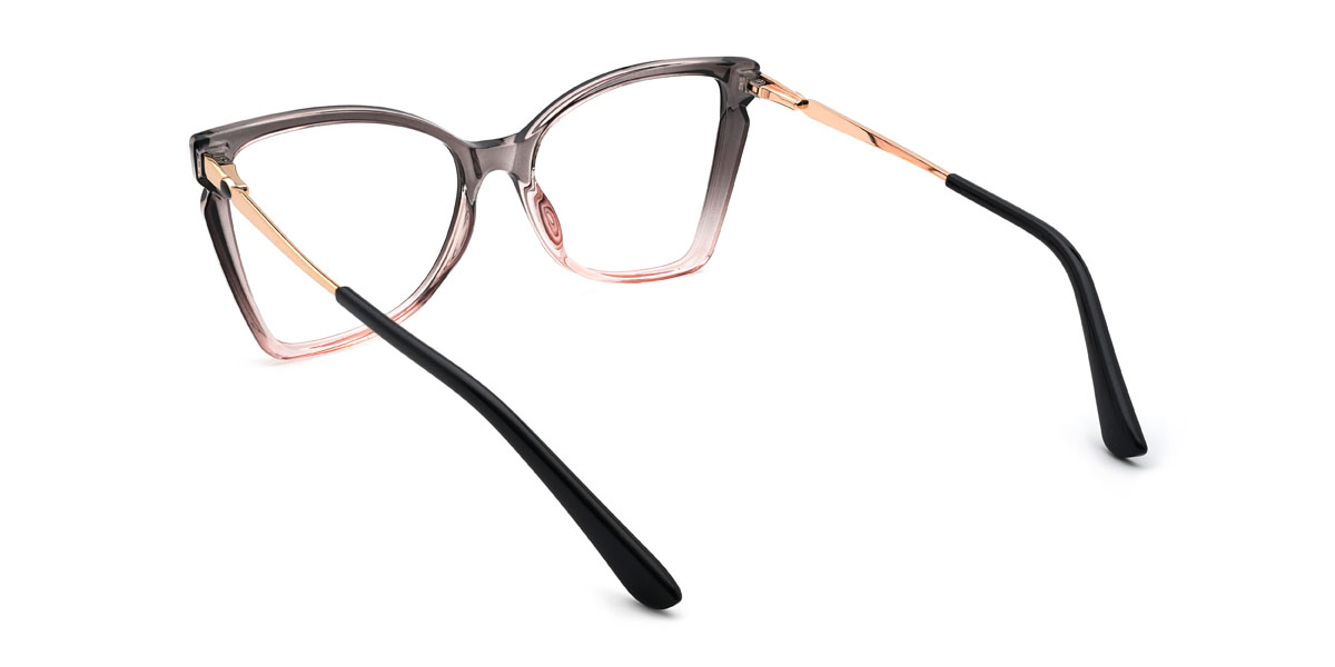 Grey Pink Lucinda Glasses - Cat Eye Glasses