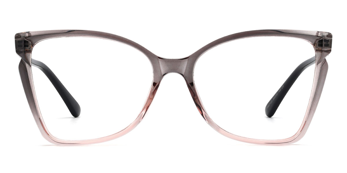 Grey Pink Lucinda Glasses - Cat Eye Glasses