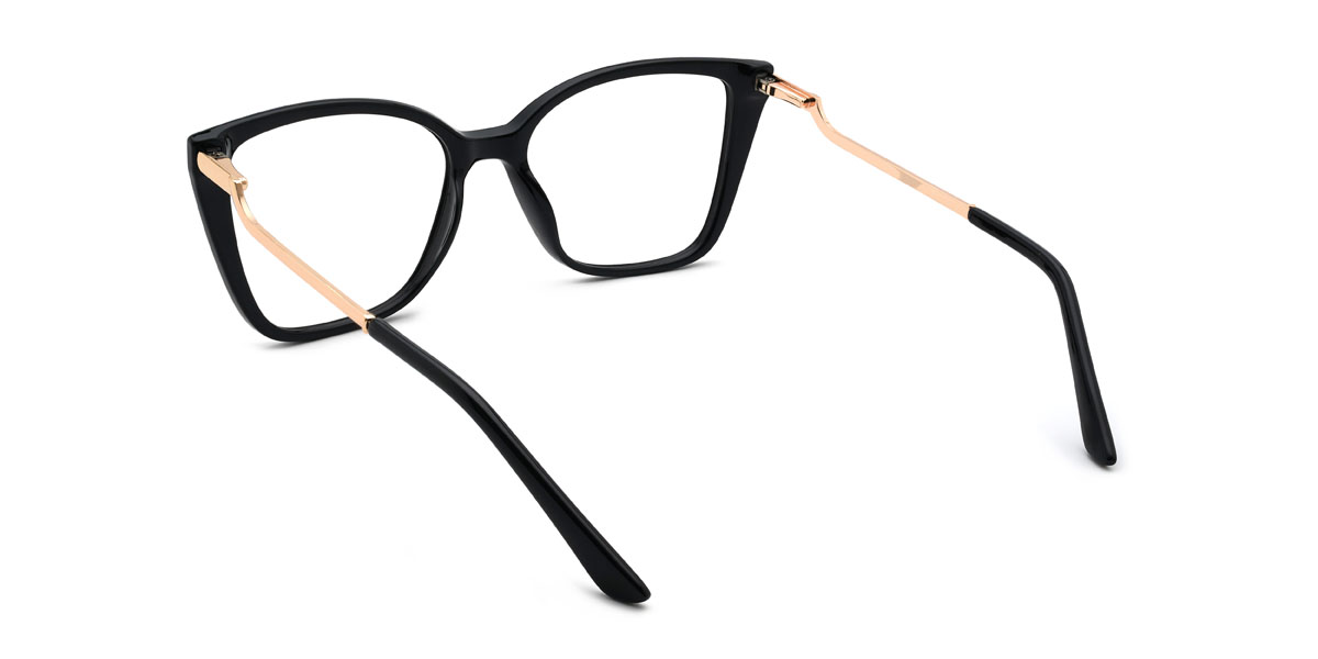 Black Samirah Glasses - Cat Eye Glasses