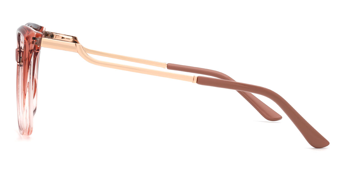 Gradient Red Samirah Glasses - Cat Eye Glasses