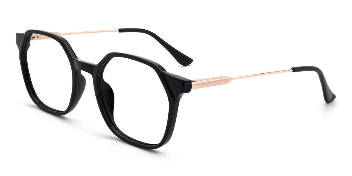 Black Sakari Glasses - Oval Glasses