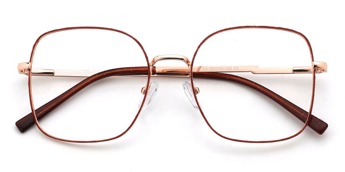 Red Radley Glasses - Square Glasses