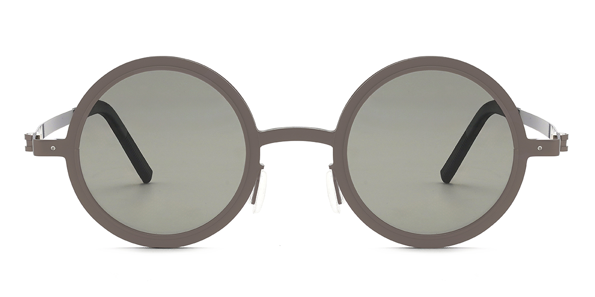 Pistolet Gris Caelan Lunettes - Round Sunglasses