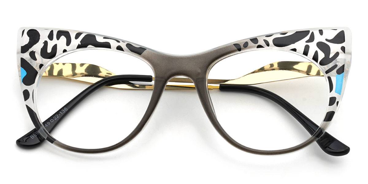 Fekete Bernadette Szemüveg - Cat Eye Glasses