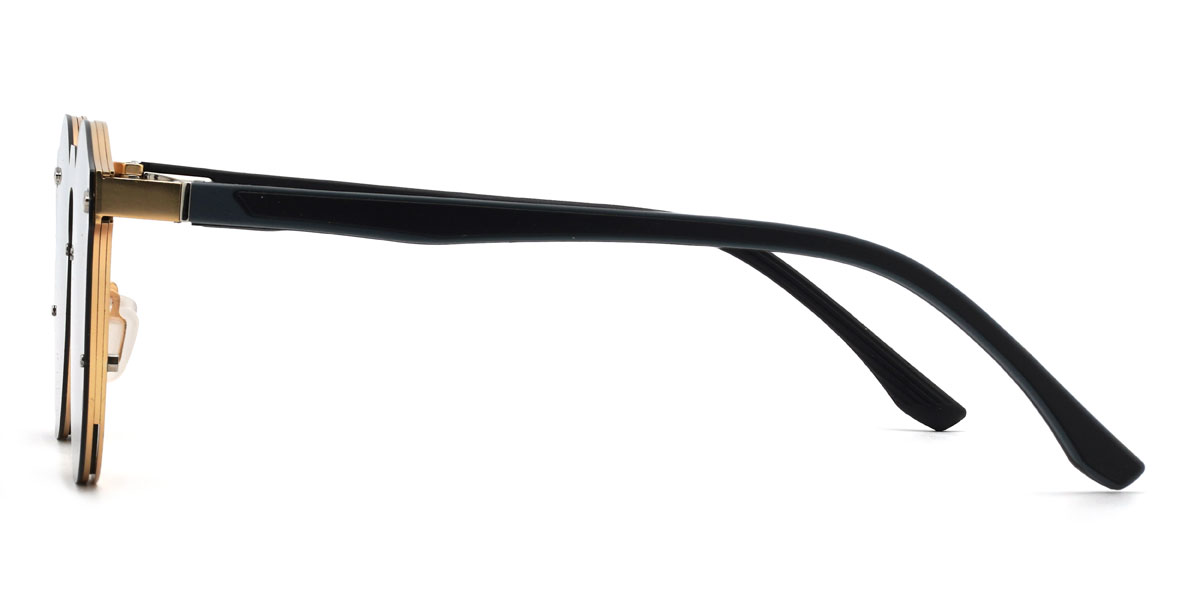 Gold Braun Amado Brille - Oval Sunglasses