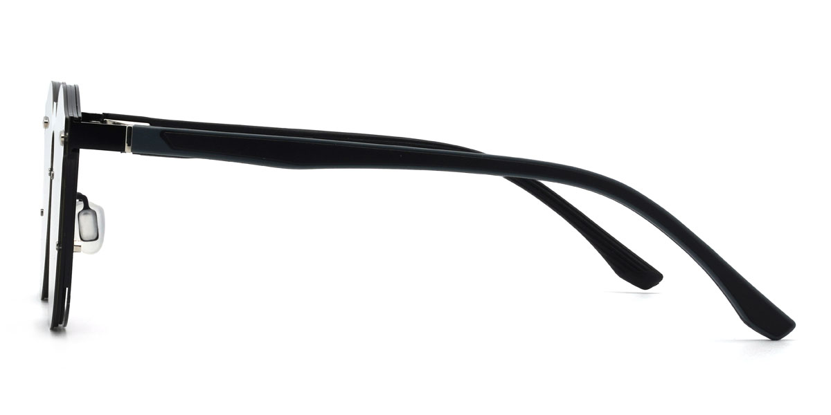 Schwarz Grau Amado Brille - Oval Sunglasses