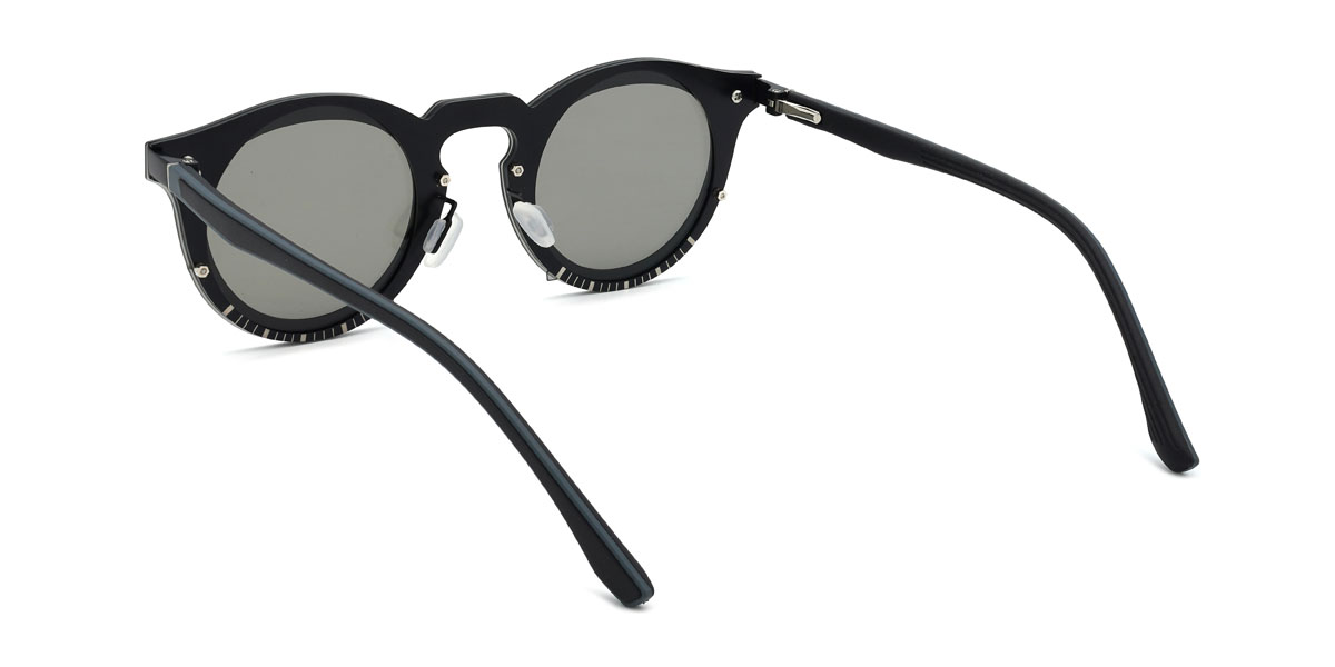 Schwarz Grau Amado Brille - Oval Sunglasses