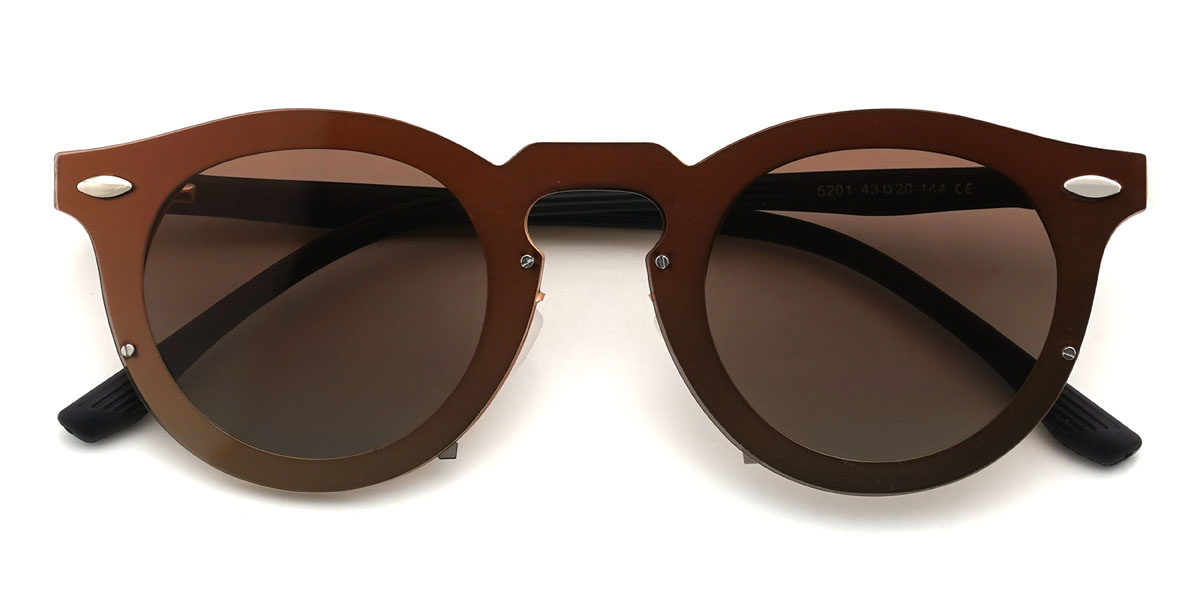 Gradual Brown Gradual Brown Amado Szemüveg - Oval Sunglasses