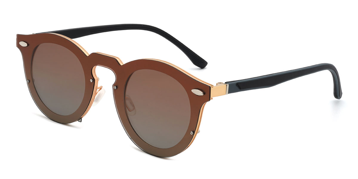 Gradual Brown Gradual Brown Amado Szemüveg - Oval Sunglasses