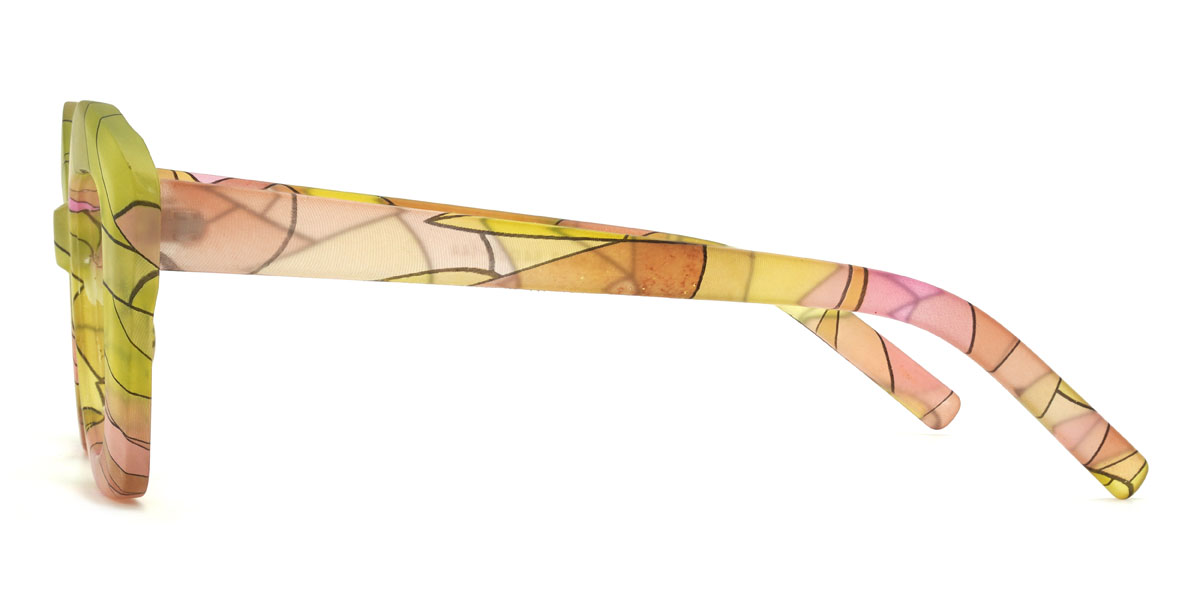 Zöld rózsaszín Tanya Szemüveg - Cat Eye Glasses