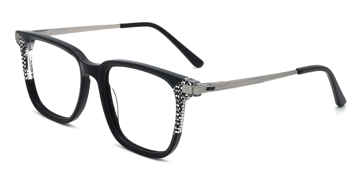 Schwarz Dulce Brille - Rectangle Glasses