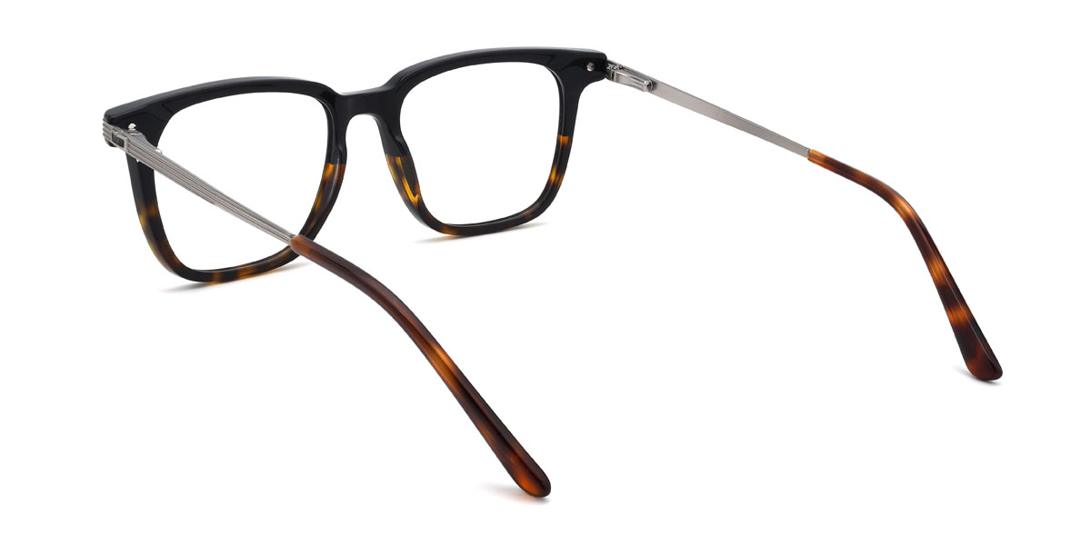 Schwarz Schildpatt Dulce Brille - Rectangle Glasses