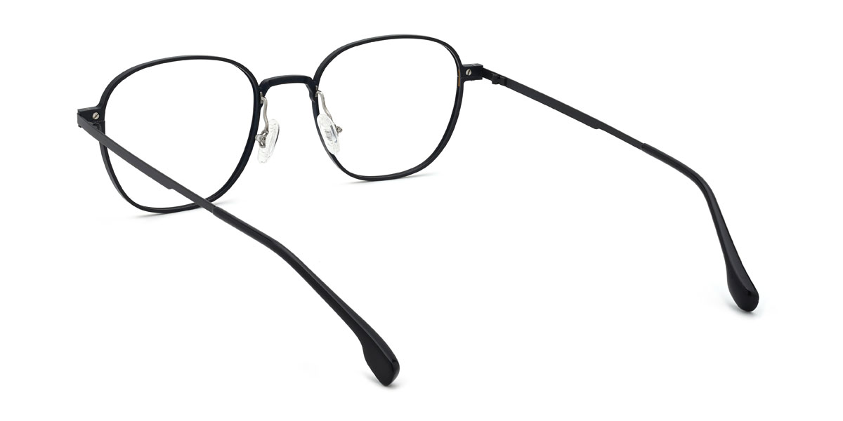 Gold Schwarz Verity Brille - Oval Glasses
