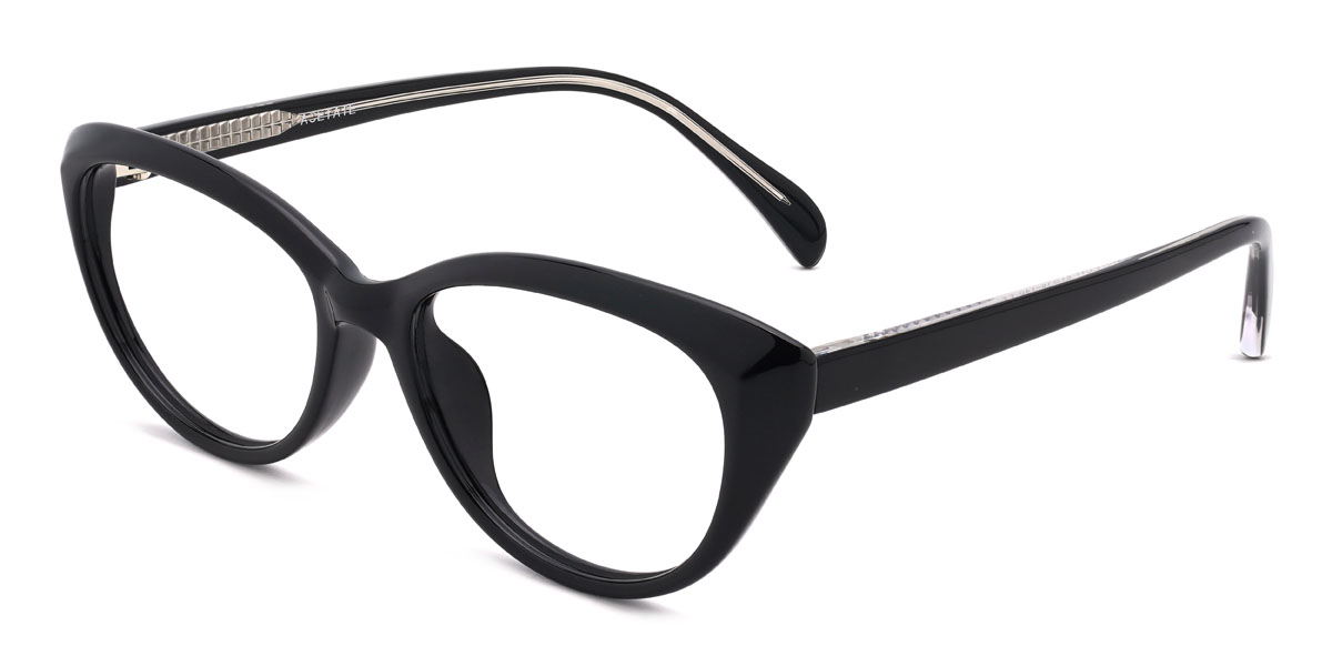 Negro Luqman Gafas - Oval Glasses
