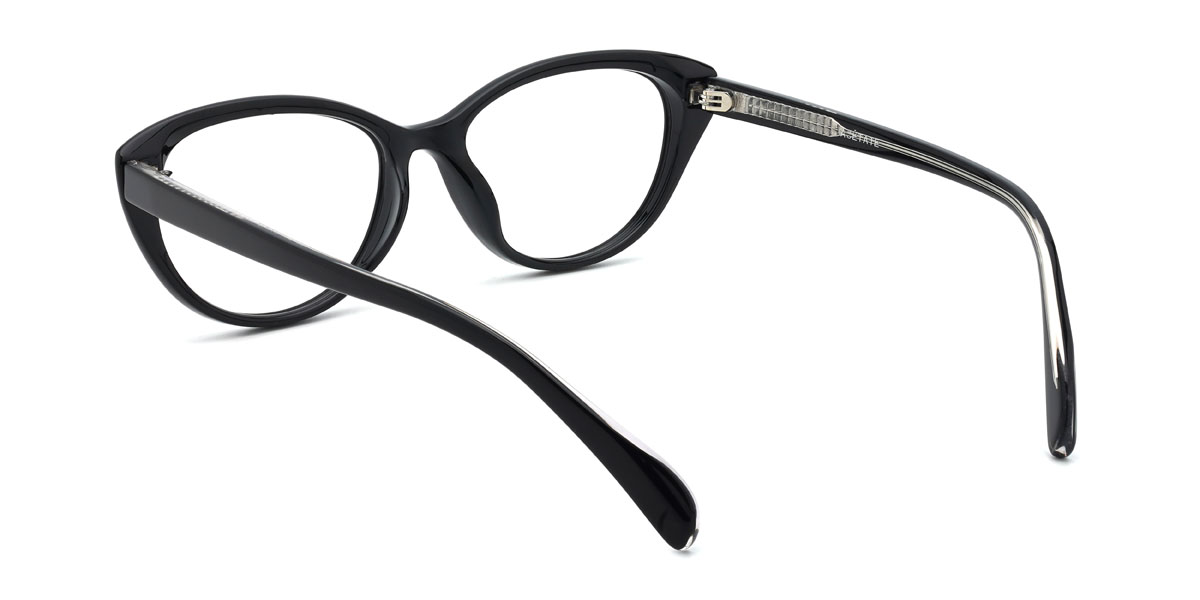 Negro Luqman Gafas - Oval Glasses