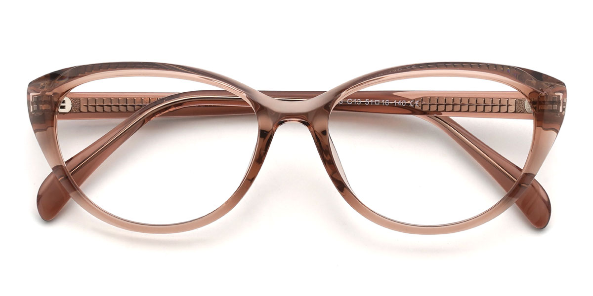 Barna Luqman Szemüveg - Oval Glasses