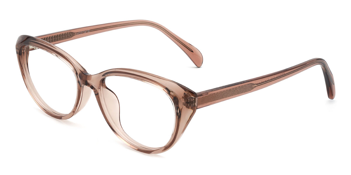Barna Luqman Szemüveg - Oval Glasses