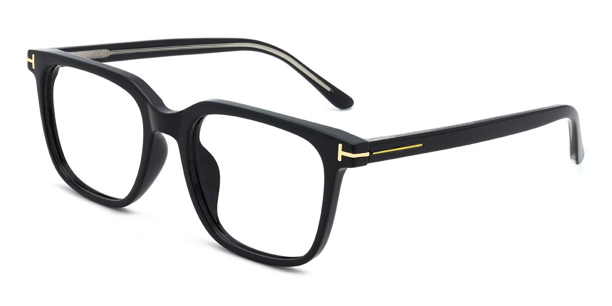 Schwarz Ragnar Brille - Rectangle Glasses